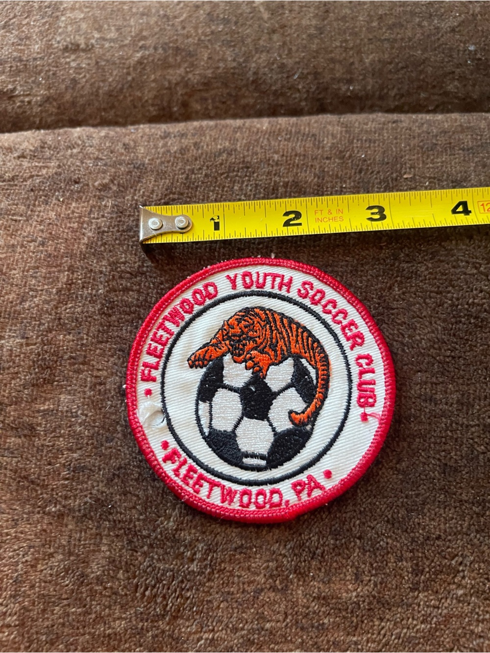 Fleetwood Youth Soccer Club Fleetwood, PA Embroidery Patch